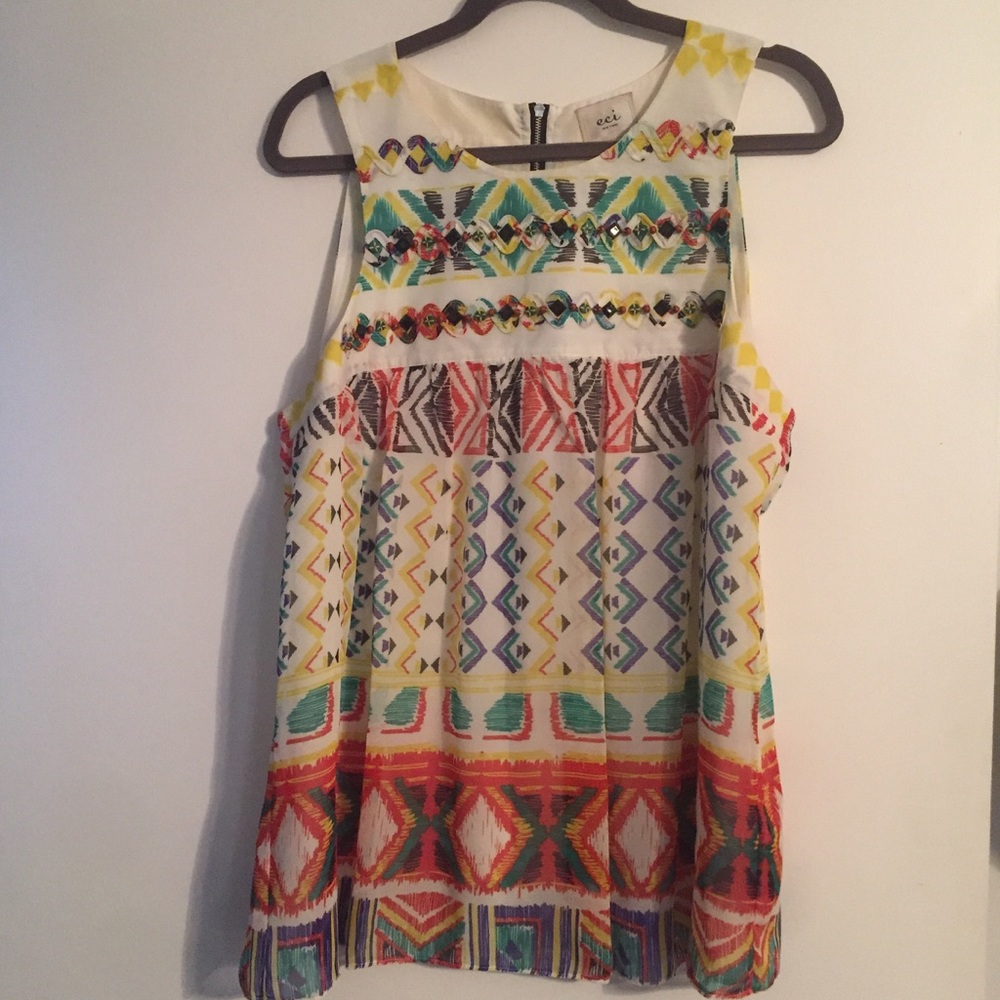 eci sleeveless top